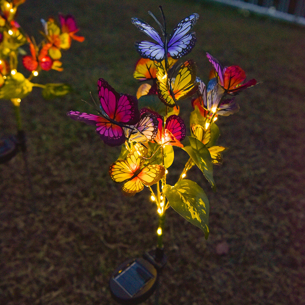 Solar Dual-Mode LED Butterfly Outdoor Garden Light