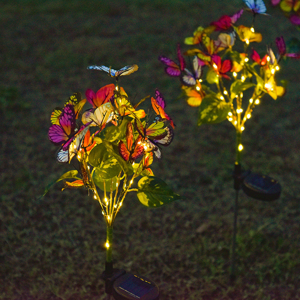 Solar Dual-Mode LED Butterfly Outdoor Garden Light