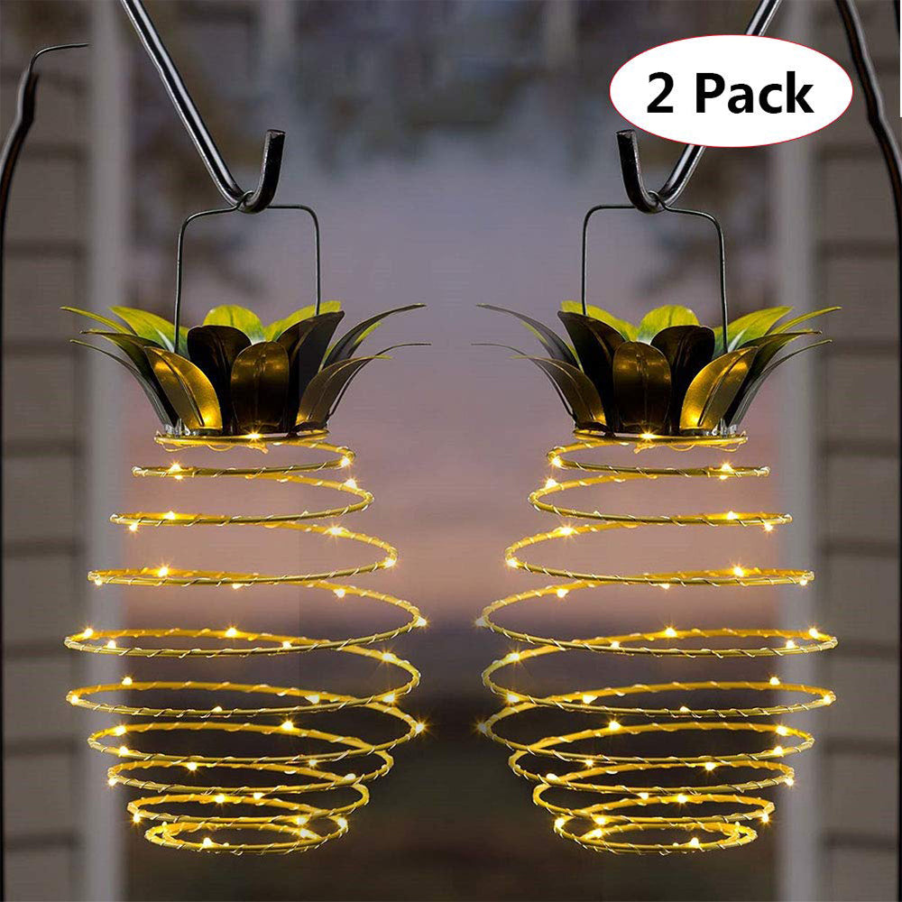 Solar Iron Pineapple LED Landscape Light (Waterproof)