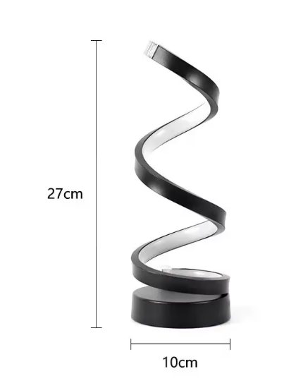 LED Spiral Table Lamp